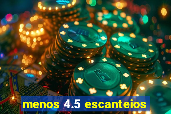 menos 4.5 escanteios