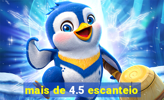 mais de 4.5 escanteio