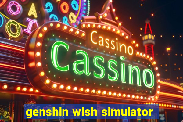 genshin wish simulator