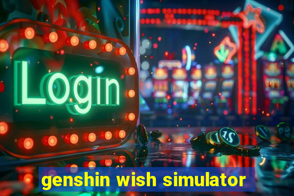 genshin wish simulator