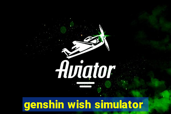 genshin wish simulator