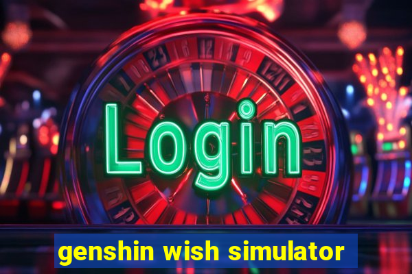 genshin wish simulator