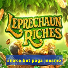 snake bet paga mesmo