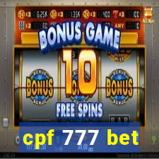 cpf 777 bet