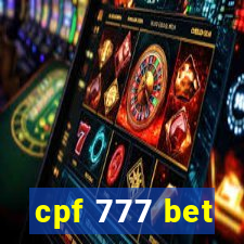 cpf 777 bet