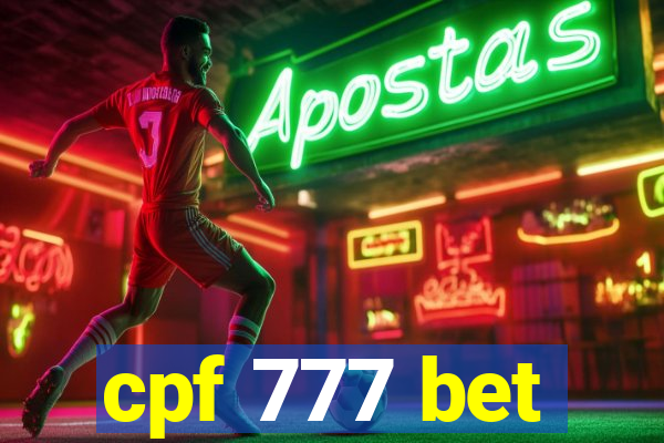 cpf 777 bet