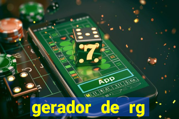 gerador de rg frente e verso