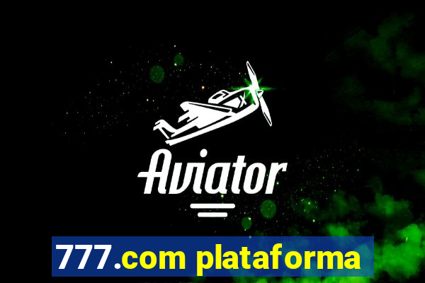 777.com plataforma