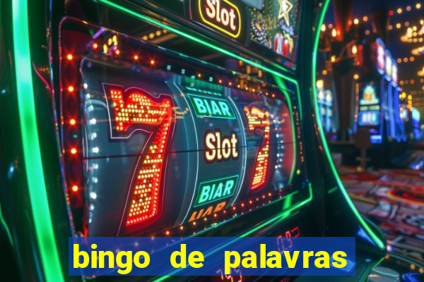 bingo de palavras cha de bebe