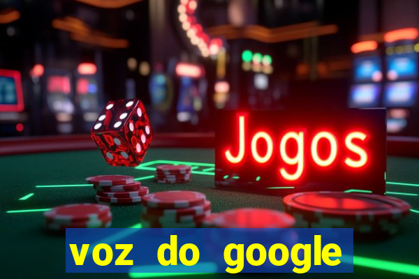 voz do google tradutor homem