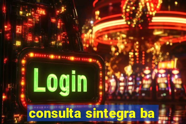 consulta sintegra ba