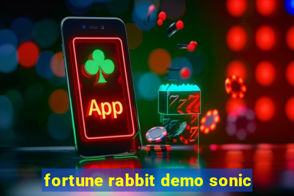 fortune rabbit demo sonic