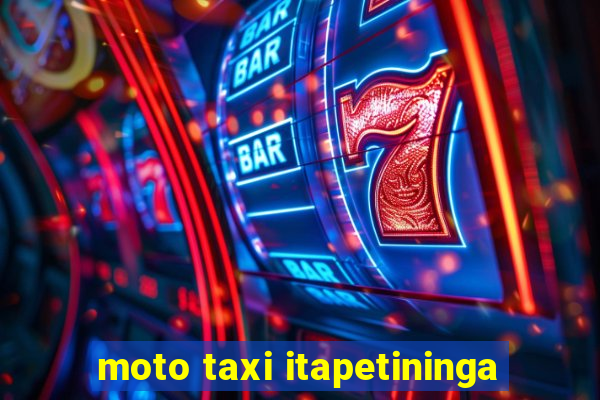 moto taxi itapetininga