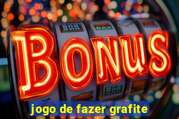 jogo de fazer grafite