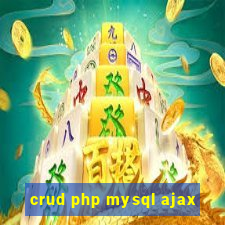 crud php mysql ajax