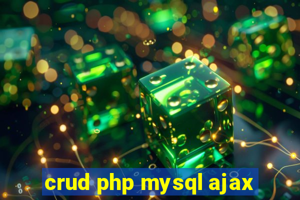 crud php mysql ajax