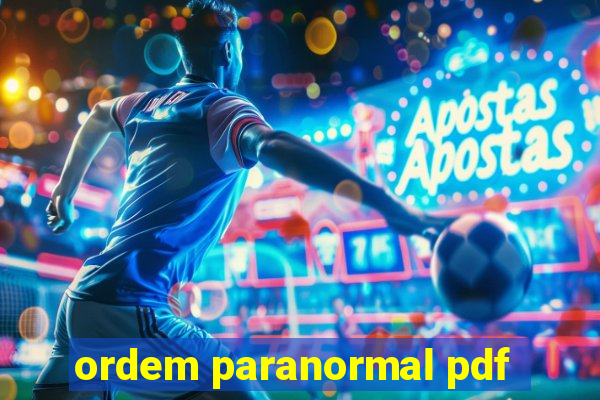 ordem paranormal pdf