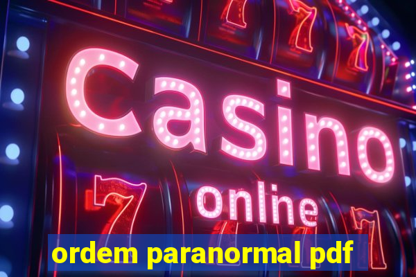 ordem paranormal pdf