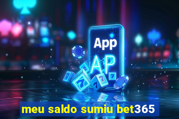 meu saldo sumiu bet365