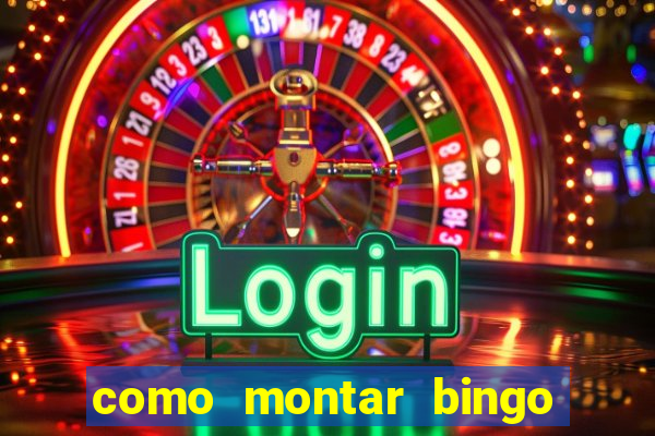 como montar bingo brinquedos toia