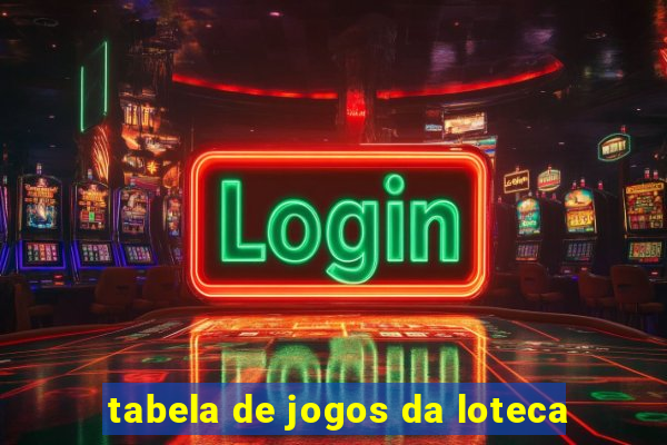 tabela de jogos da loteca