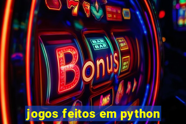 jogos feitos em python