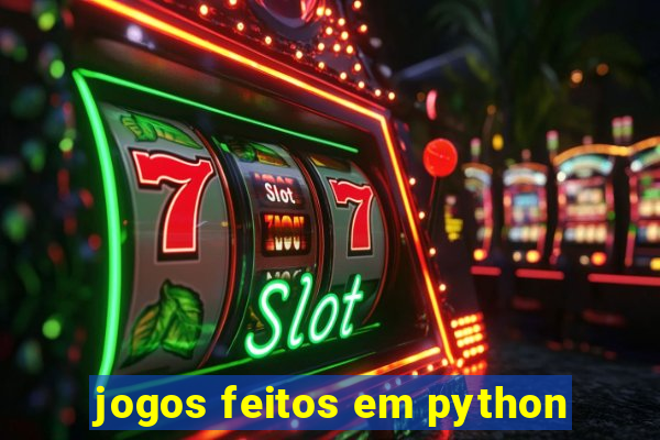 jogos feitos em python