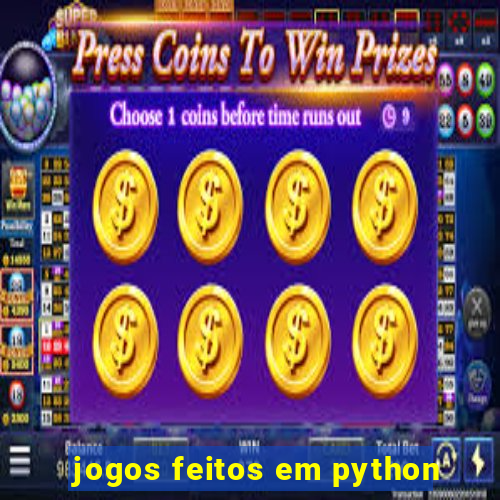 jogos feitos em python