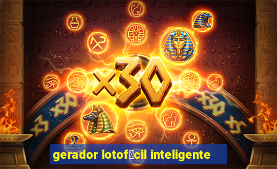 gerador lotof谩cil inteligente