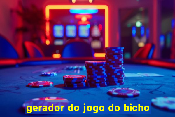 gerador do jogo do bicho