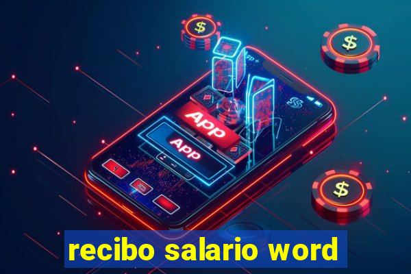 recibo salario word