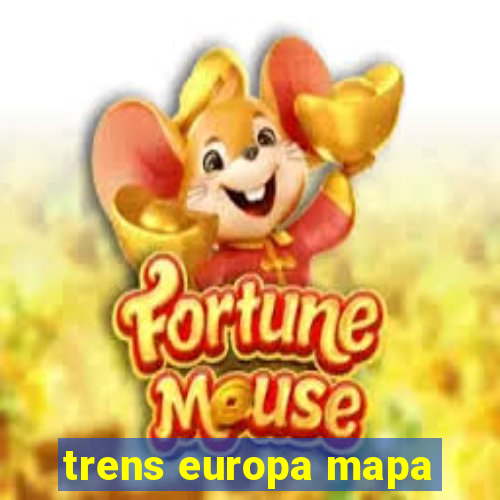 trens europa mapa