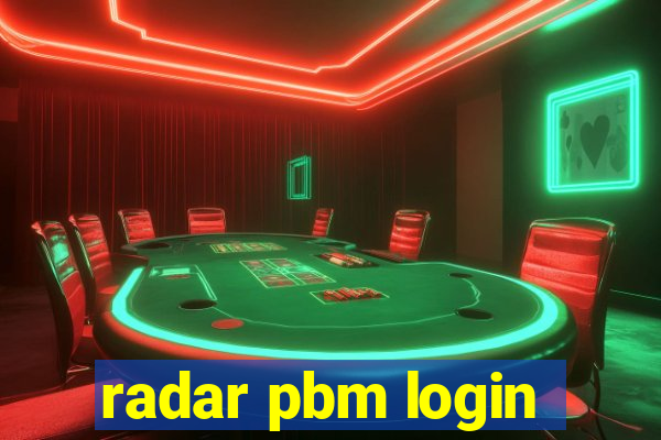 radar pbm login