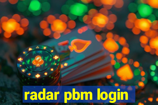 radar pbm login