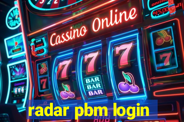 radar pbm login