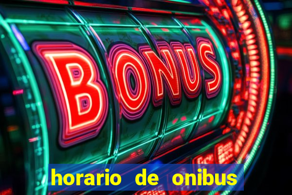 horario de onibus santos dumont x juiz de fora