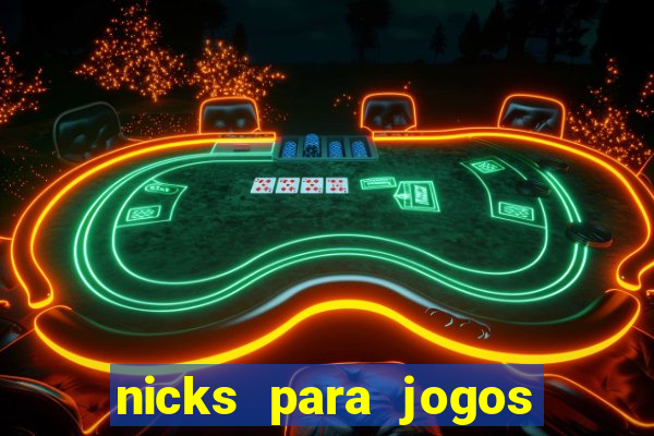 nicks para jogos de tiro