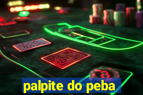 palpite do peba