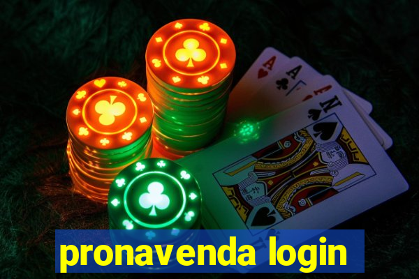 pronavenda login