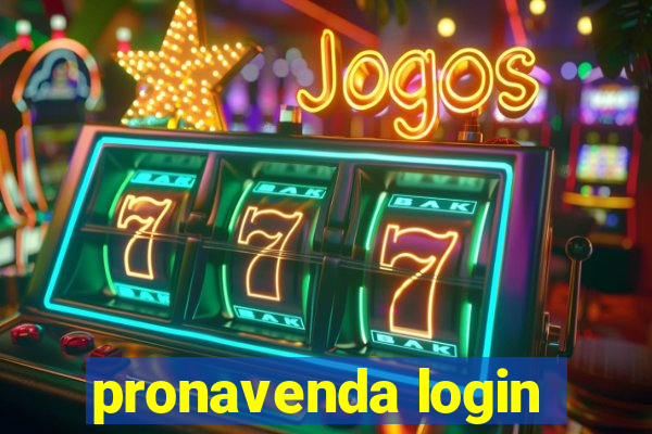 pronavenda login