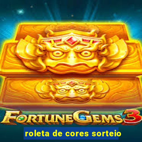 roleta de cores sorteio