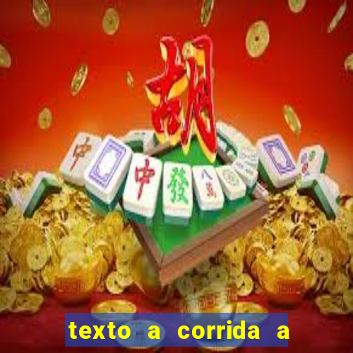 texto a corrida a lagarta lili