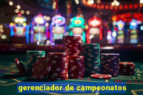 gerenciador de campeonatos