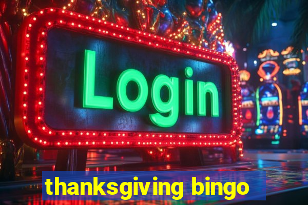 thanksgiving bingo