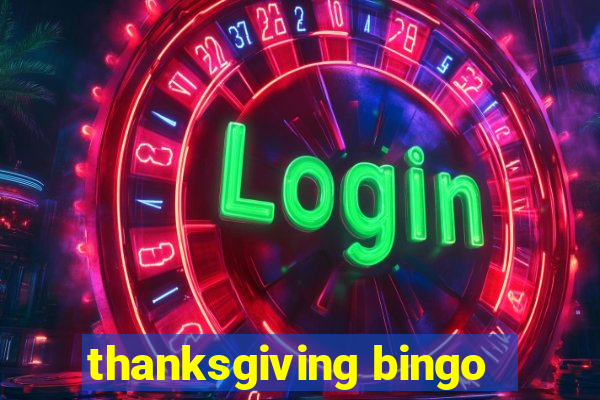 thanksgiving bingo