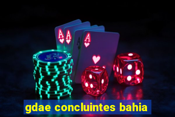 gdae concluintes bahia