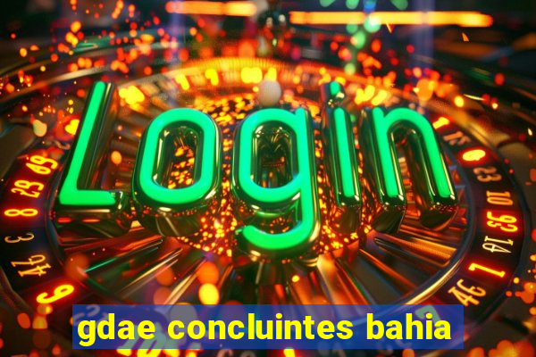 gdae concluintes bahia