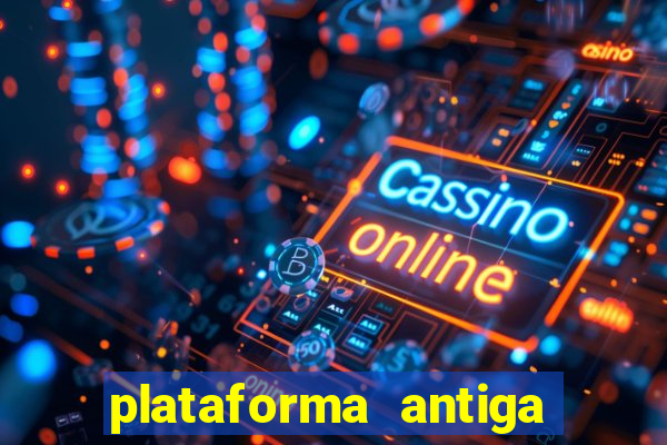 plataforma antiga de jogos