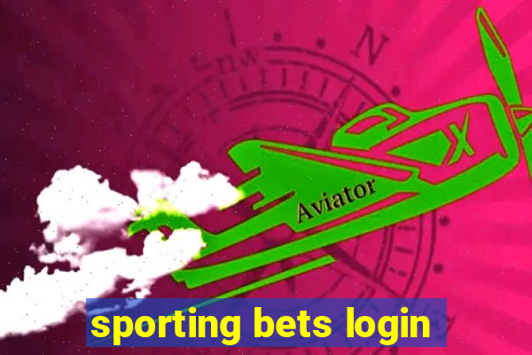 sporting bets login