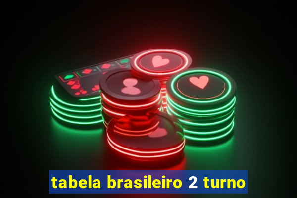 tabela brasileiro 2 turno